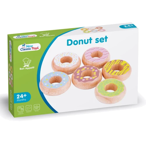 Ігровий набір New Classic Toys Пончики Донатс 6 шт (10629)