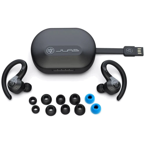 Наушники JLab Epic Air Sport ANC Black (IEUEBEAIRSPTNCRBLK82): Время работы, ч 12