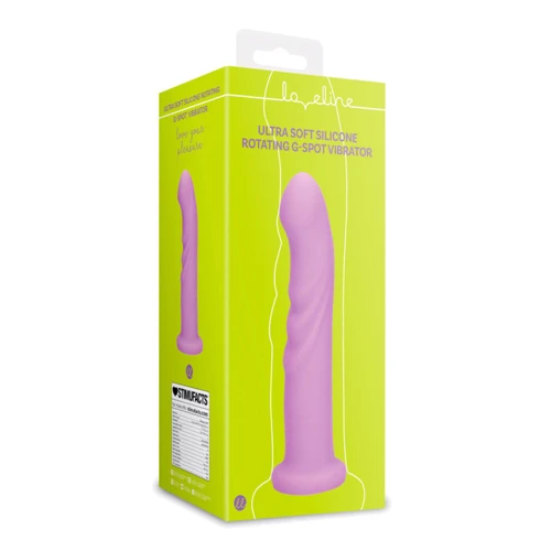 Вибратор с ротацией Loveline Lavender