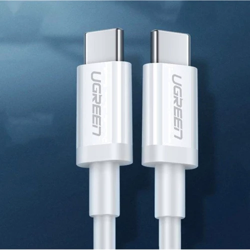 Кабель Ugreen ABS Shell USB-C to USB-C 1m White (60518): Довжина 1 м