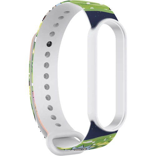 Ремешок ArmorStandart RM Cartoon White (ARM59272) for Xiaomi Mi Smart Band 5/6/7