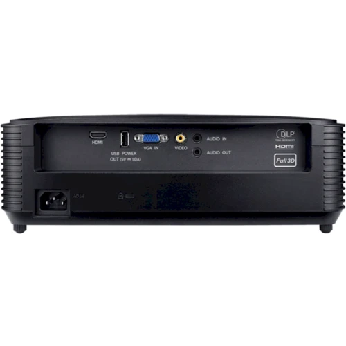 Проектор Optoma DS320 (E9PX7D102EZ1): Інтерфейси Разъем для наушников, Разъем для микрофона, USB, VGA, HDMI