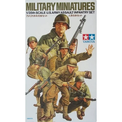 Набір фігурок Tamiya Американська піхота в атаці (TAM35192)