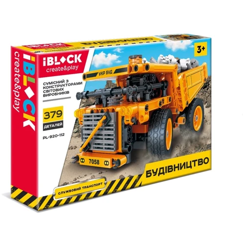 Конструктор Iblock Будівництво, 379 дет. (PL-920-112)