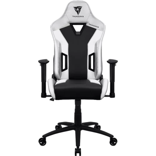 Кресло для геймеров Aerocool ThunderX3 TC3 All White: Оснащение С колесиками, С крестовиной, Поясничный валик, Подголовник, Подлокотники, Механизм качания