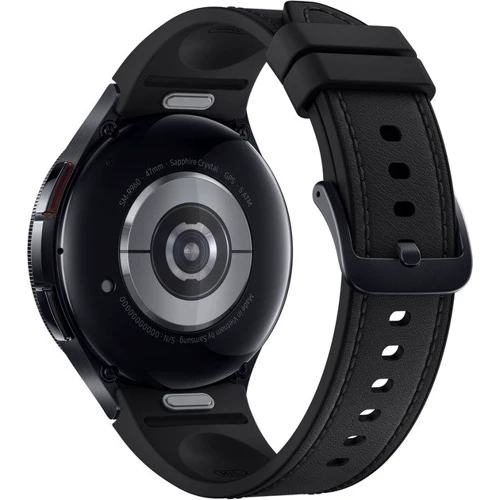 Смарт-часы Samsung Galaxy Watch 6 Classic 47mm Black with Hybrid Eco-Leather Black Band Approved Витринный образец фото 3