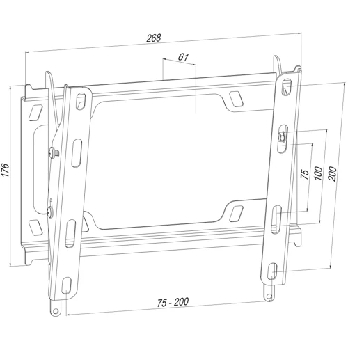 Кронштейн для ТВ KSL Simpler 28EN