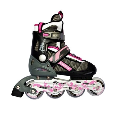 Ролики Amigosport Powerflex M3 34-37 р. Розовый: Особенности С подшипником