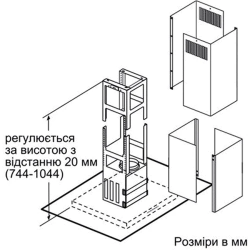 Витяжка Bosch DIA098E50 фото 1