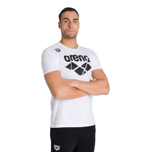 Спортивна футболка Arena TE T-Shirt 003765-100 52 біла з принтом: Розмір 52