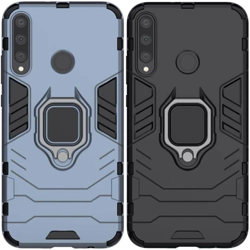 Аксессуар для смартфона Mobile Case Transformer Ring Soul Black for Huawei P40 Lite E / Y7p 2020: Пленка в комплекте нет