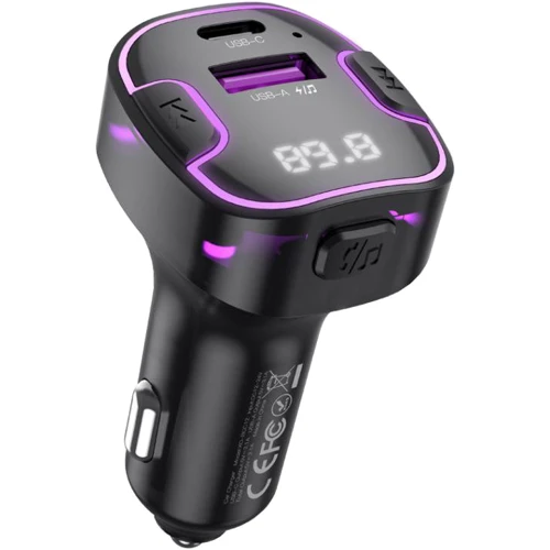 FM-трансмітер XO BCC12 Intelligent Bluetooth MP3+5V3.1A Car Charged (BCC12)