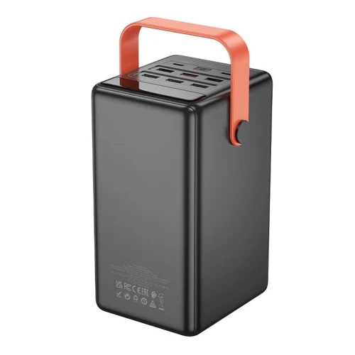 Внешний аккумулятор Hoco Power Bank 100000mAh DB03 Max Centurion 65W Black: Встроенный кабель нет