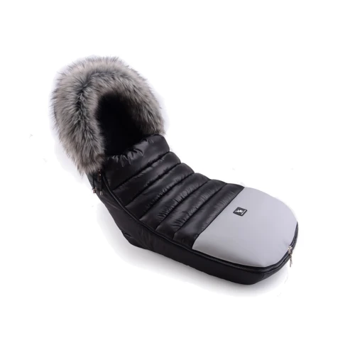 Зимний конверт Cottonmoose Alaska Premium 729/65/107/142 gray (черный-серый)