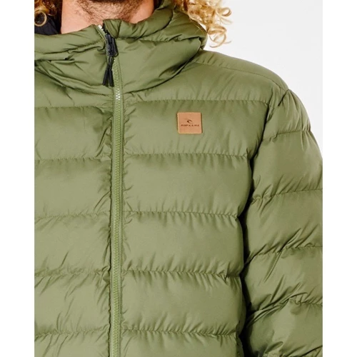 Куртка Rip Curl Anti Series Elite Puff HD CJKDB9-9389 52 оливковая зимняя с капюшоном: Тип застежки На молнии