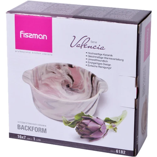 Fissman Valencia 16х7см 1 л (6182): Материал Керамика