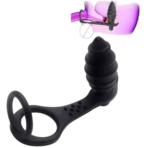 Эрекционное кольцо с вибро массажером простаты XESE PM-08-10 ( 10 режимов вибрации )