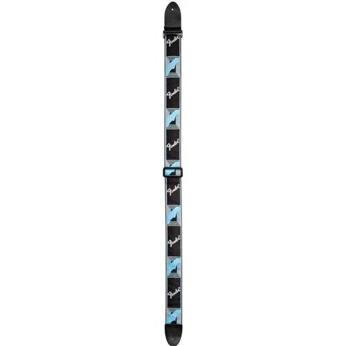 Ремень гитарный FENDER 2 MONOGRAMMED BLACK LIGHT GREY MEDIUM BLUE STRAP: Тип Ремни
