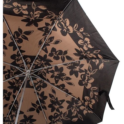 Парасолька жіночий механічний Happy Rain коричневий (U42655-8): Тип ручки пряма