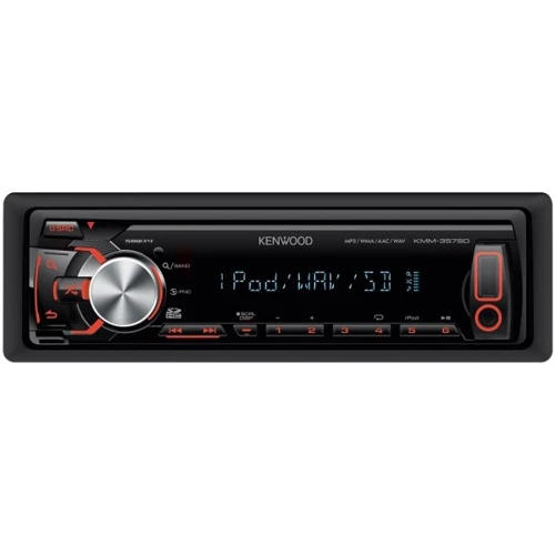 Kenwood KMM-357SD: FM-тюнер FM, AM