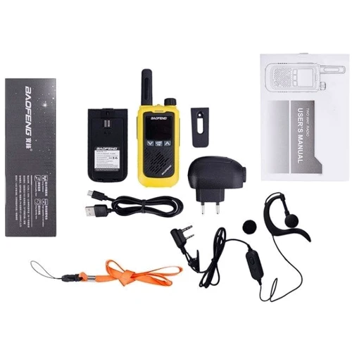 Рация Baofeng BF-T17 YELLOW: Степень защиты нет