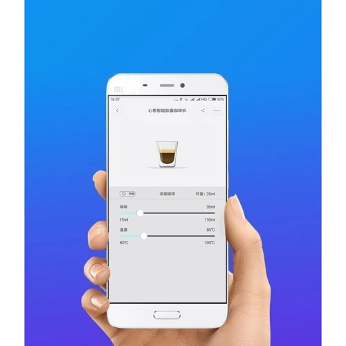 Кавоварка Scishare Smart Coffee Machine S1102 White: Тиск, бар 19