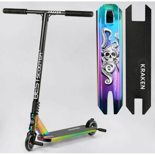 Самокат трюковый Best Scooter Kraken разноцветный (KR-64084)