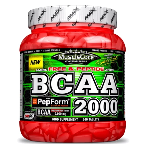 Аминокислота для спорта Amix MuscleCore® BCAA with PepForm 240 tab / 80 servings