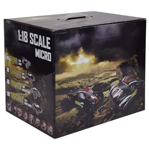 Монстр Himoto 1:18 Mastadon E18MT Brushed (черный) (E18MTb): Тип управления Радиоуправление