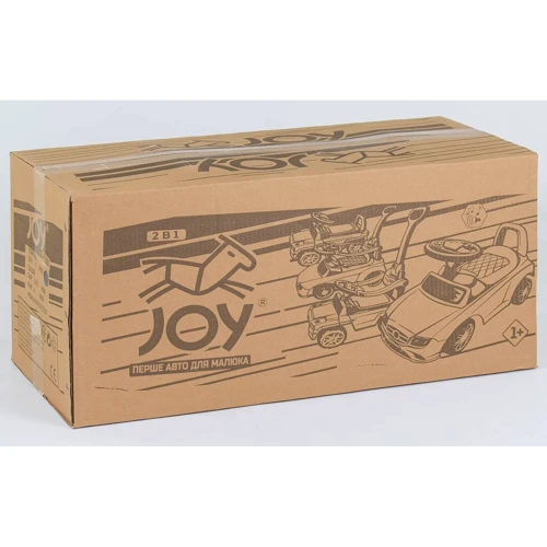 Машина-толокар с ручкой 806 S-15905 JOY (6) синий