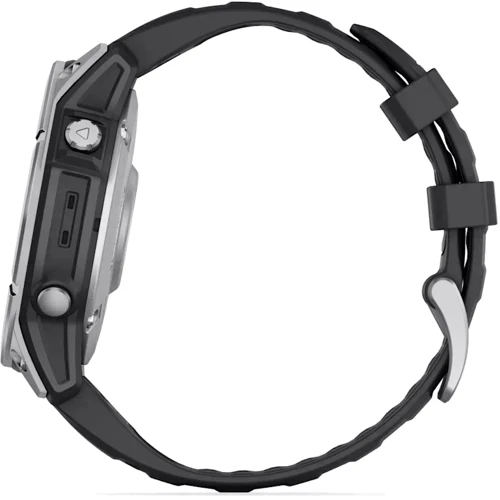 Смарт-часы Garmin Fenix E 47mm Stainless Steel with Black Silicone Band (010-03025-00) фото 12