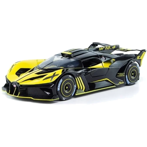 Машинка спортивная металлическая Bugatti Divo Bburago 1:24 3 цвет свет, звук (2400) фото 12