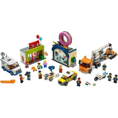 Конструктор LEGO City Открытие магазина пончиков (60233): Серия City