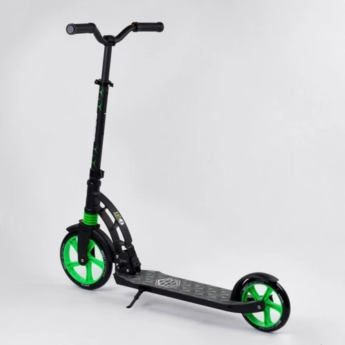 Самокат алюминиевый Best Scooter зеленый (62798): Материал колес полиуретан