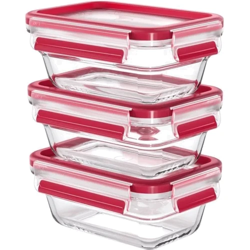 Ємність для зберігання Tefal Master Seal набір контейнерів 3 шт., скло (N1051718): Тип набір контейнерів