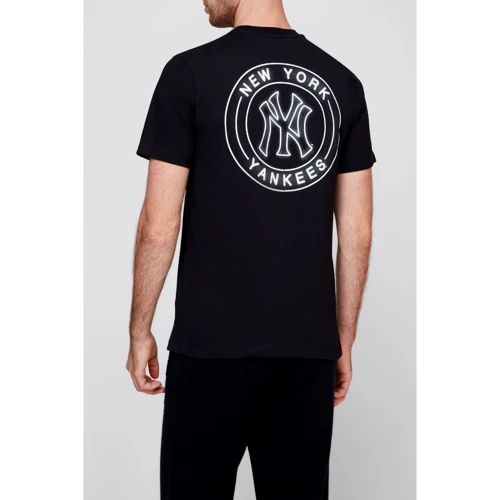 Футболка 47 Brand MLB New York Yankees (546559JK-FS) S чорна з принтом: Сезон Лето