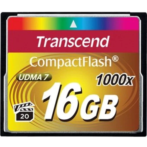 Карта памяти Transcend 16GB CompactFlash 1000X (TS16GCF1000)