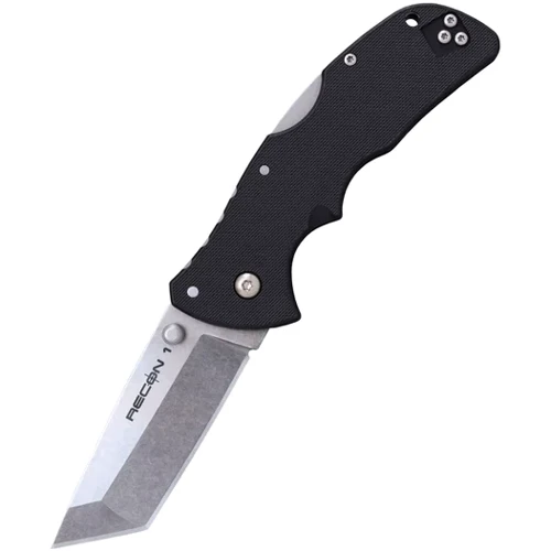 Нож Cold Steel Mini Recon 1 Tanto PT IN 10A, Stone Washed Black (CST CS-27BAT)