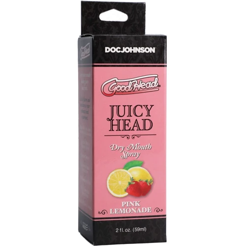 Увлажняющий оральный спрей Doc Johnson GoodHead – Juicy Head – Dry Mouth Spray – Pink Lemonade 2 fl.