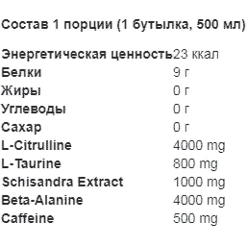 Енергетичний напій FitLife HardCore Energy Drink 500 ml Purple: Тип енергетики