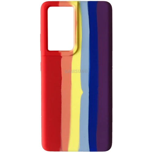 Аксесуар для смартфона Mobile Case Silicone Cover Shield Camera Rainbow Red / Purple for Samsung A725 Galaxy A72