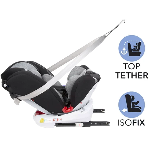 Автокресло Kidwell ORBIT ISOFIX 0-36 kg Black фото 7