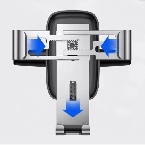 Держатель Baseus Car Holder CD Slot Mount Metal Age Gravity Silver (SUYL-J0S) фото 6