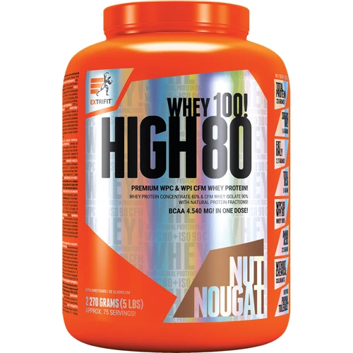 Протеин Extrifit High Whey 80 2270 g /75 servings/ Nut Nougat