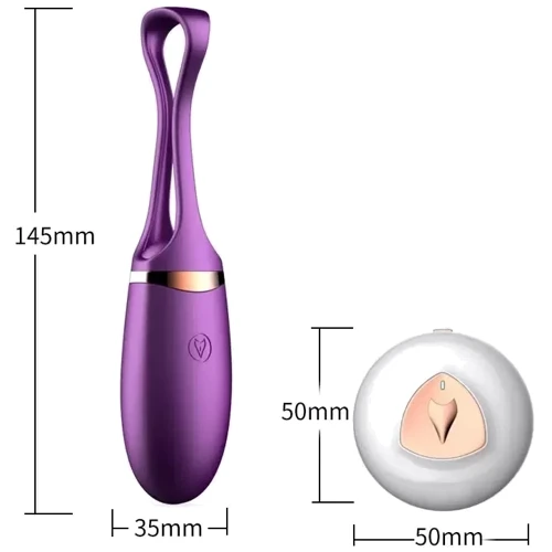 Виброяйцо с пультом ДУ - Vibrating Silicone Love EGG, 6300002