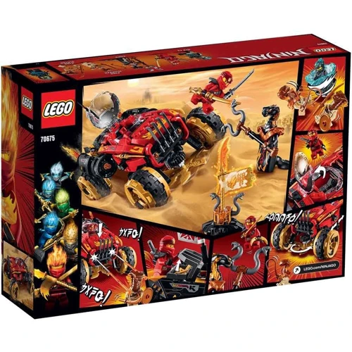 Конструктор LEGO Ninjago Внедорожник Катана 4x4 450 деталей (70675): Рекомендуемый возраст (макс) 12 лет