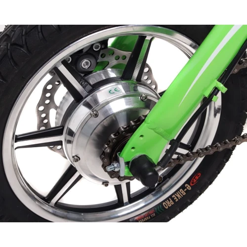 Електричний велосипед Maxxter MINI 14 "(чорно-зелений) фото 7