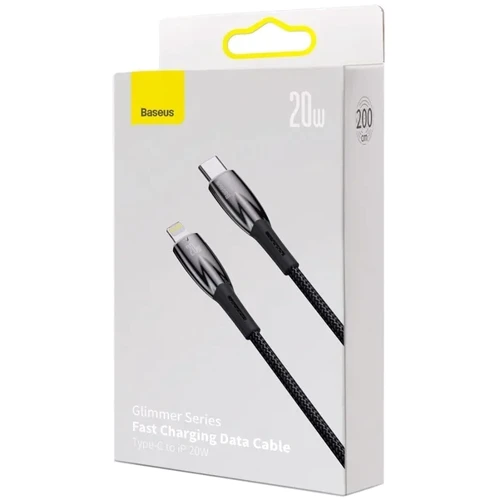 Кабель Baseus Cable USB-C для Lightning Glimmer Series Fast Charging Data 2m Black (CADH000101) фото 5