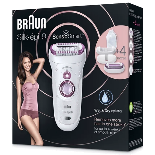 Эпилятор Braun Silk-epil 9 SensoSmart 9/700: Цвет белый