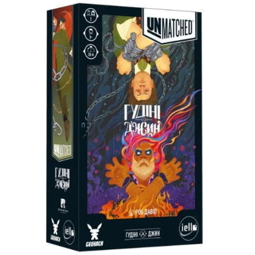 Настільна гра Geekach Games Unmatched: Гудіні проти Джина (Unmatched: Houdini vs. The Genie) ( GKCH148 )